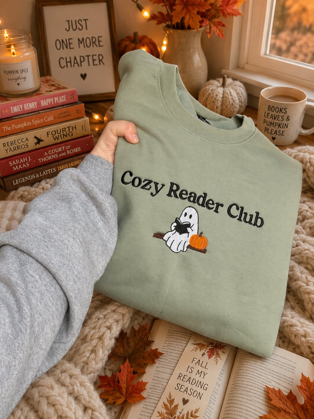 Cozy Reader Club Crewneck