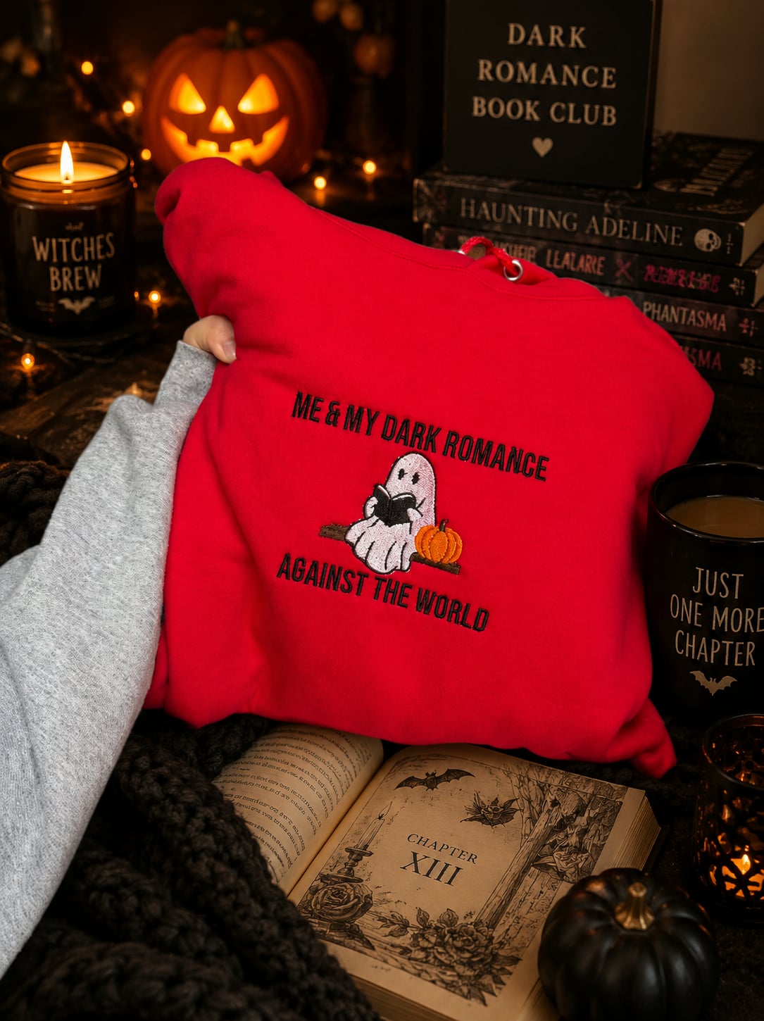 Me & My Dark Romance Against the World Crewneck